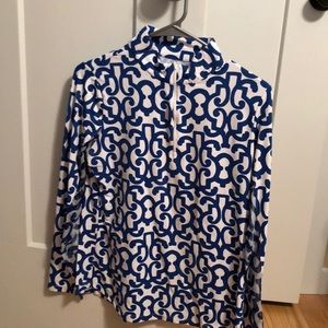 Ladies Ibkul 1/4zip mock neck